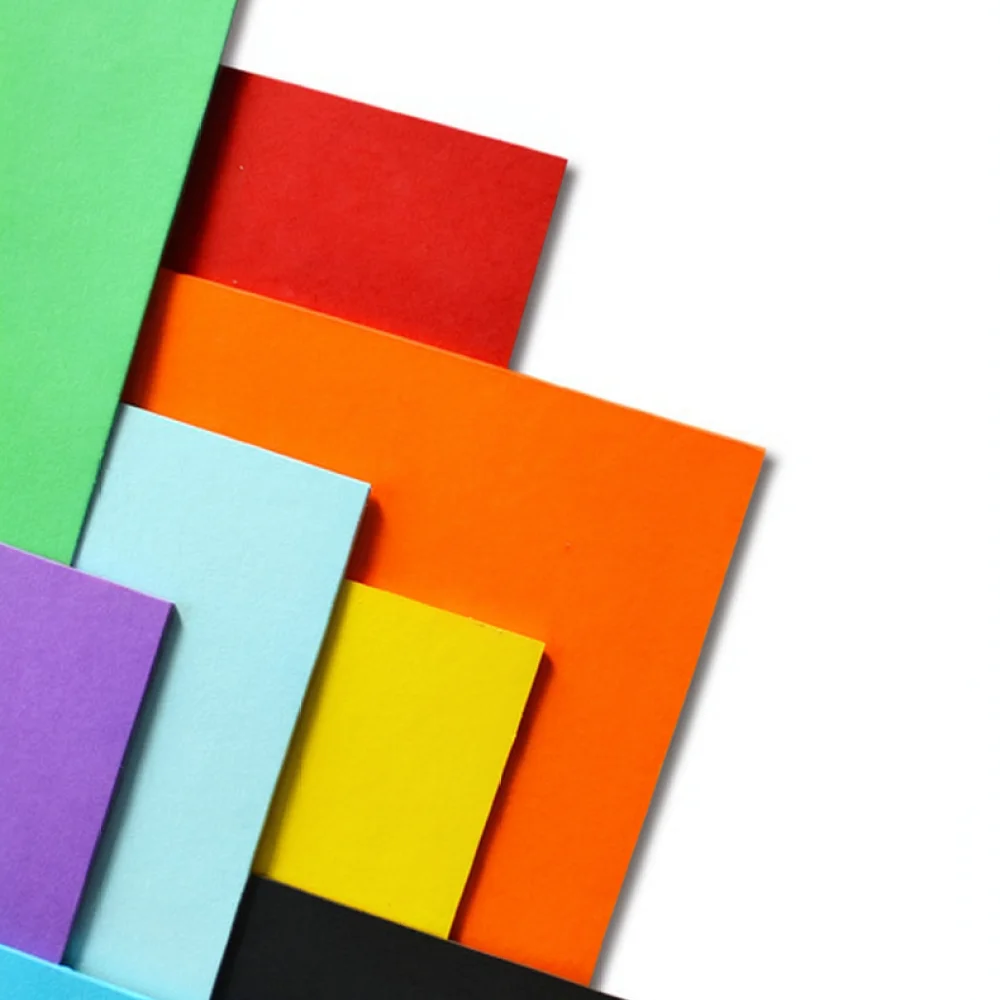 Colorful Thick Construction Paper For Kids Art Craft Projects DIY Handmade Scrapbooking Durable Cardstock Sheets Materials