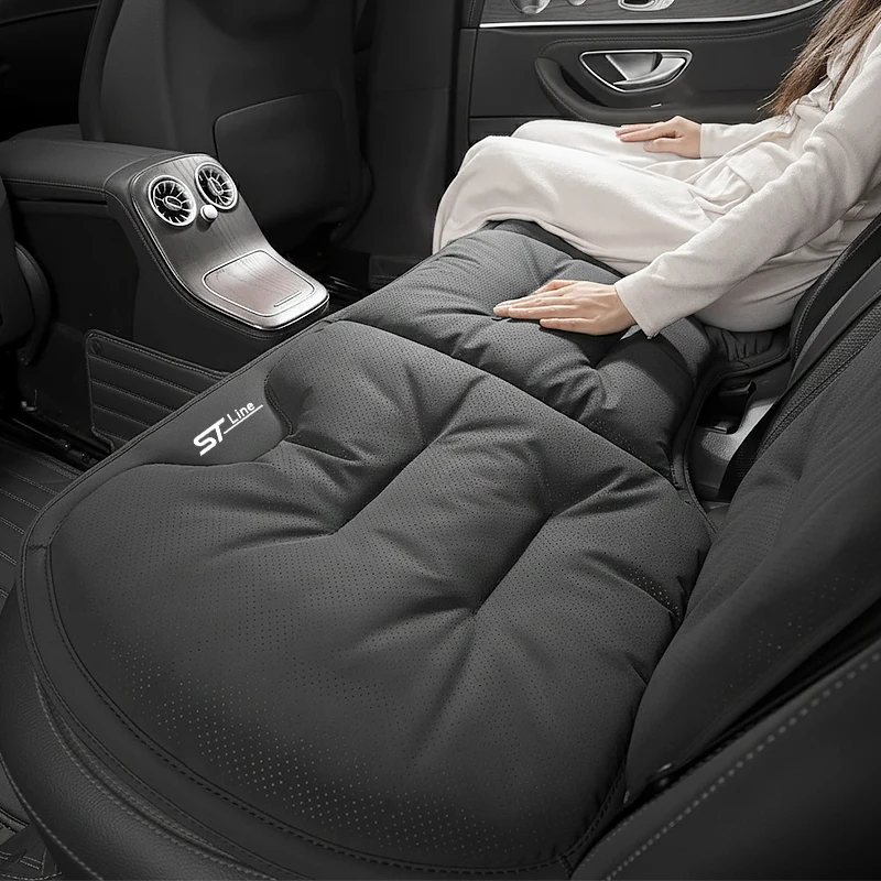 Universal Car Seat Cushion For All Seasons Rear Seat Back Cover Protector For Ford Kuga MK3 MK4 S Max Focus Puma Fiesta ST Line - Image 3