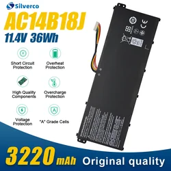 AC14B18J  Laptop Battery for Acer Aspire E3-111 E3-112 E3-112M ES1-531 MS2394 B115-MP EX2519 N15Q3 N15W4 AC14B13J 11.1V 36WH
