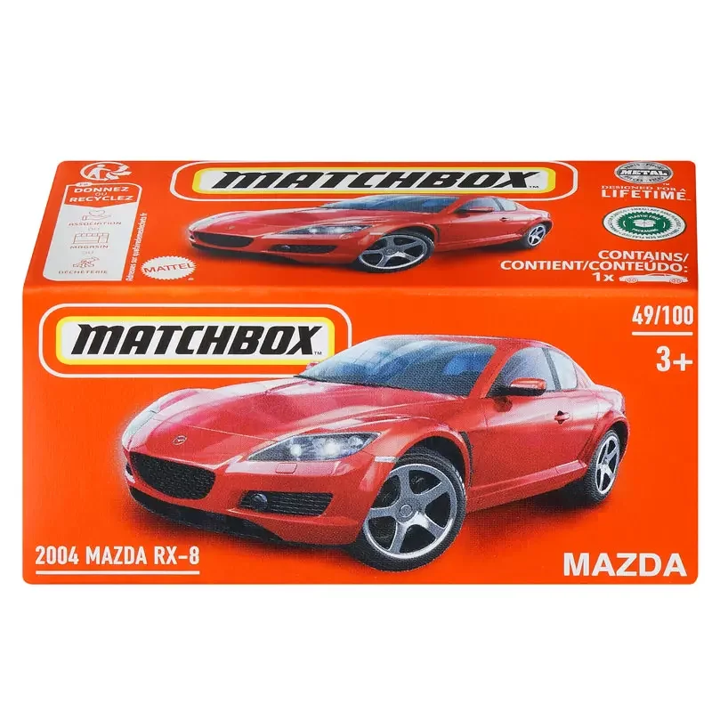 2024 Original Mattel Matchbox Car Toys for Boy 1/64 Diecast Vehicle Porsche Cayenne Turbo BMW 3 Opel Kadett Mazda RX-8 Terrastar