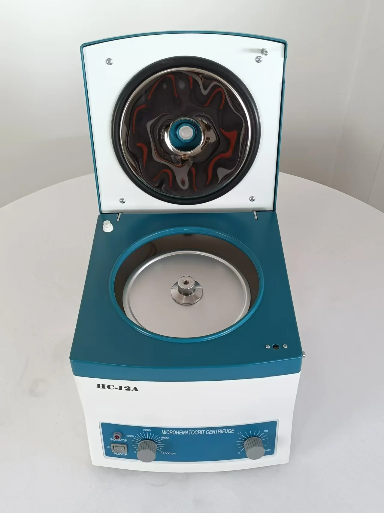 HC-12A Hematocrit Centrifuge with A Maximum Speed 12000 RPM A Maximum Rotor Center Frequency15300xg Is Designed Laboratory Use