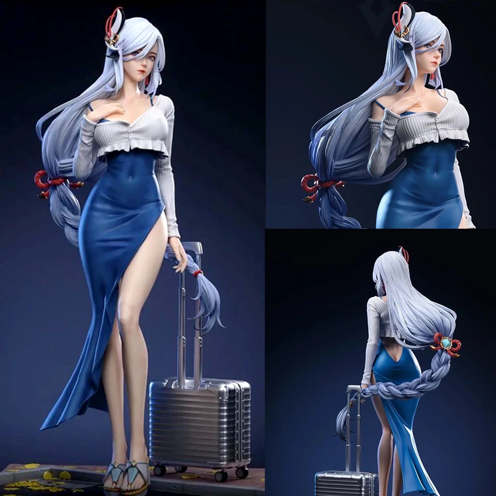 

Фигурка аниме-персонажа Шэньхэ из Genshin Impact, 18,9 дюйма/48 см, коллекционная модель из ПВХ, игрушка, подарок