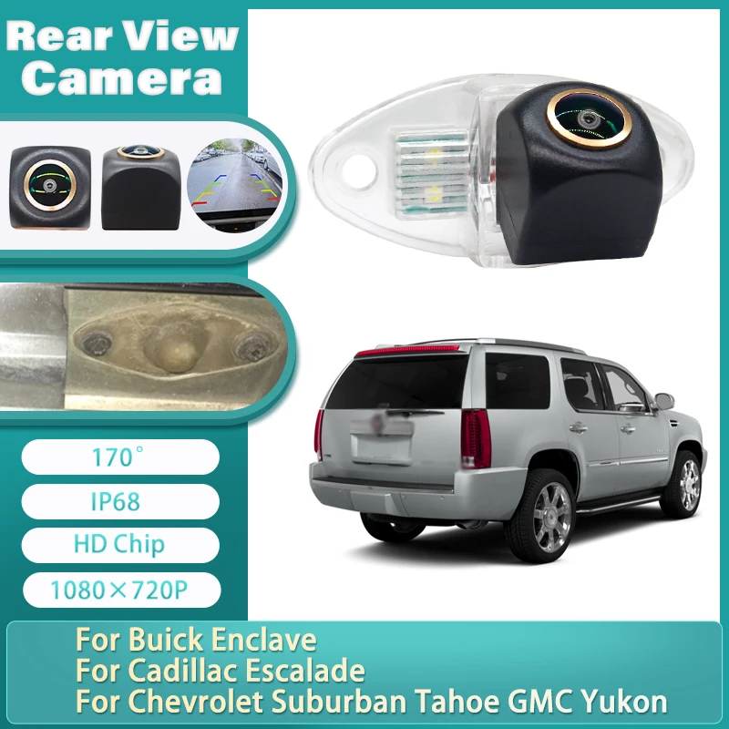 170Degree HD 1080P Vehicle Waterproof Rear Camera For Buick Enclave For Cadillac Escalade For Chevrolet Suburban Tahoe GMC Yukon