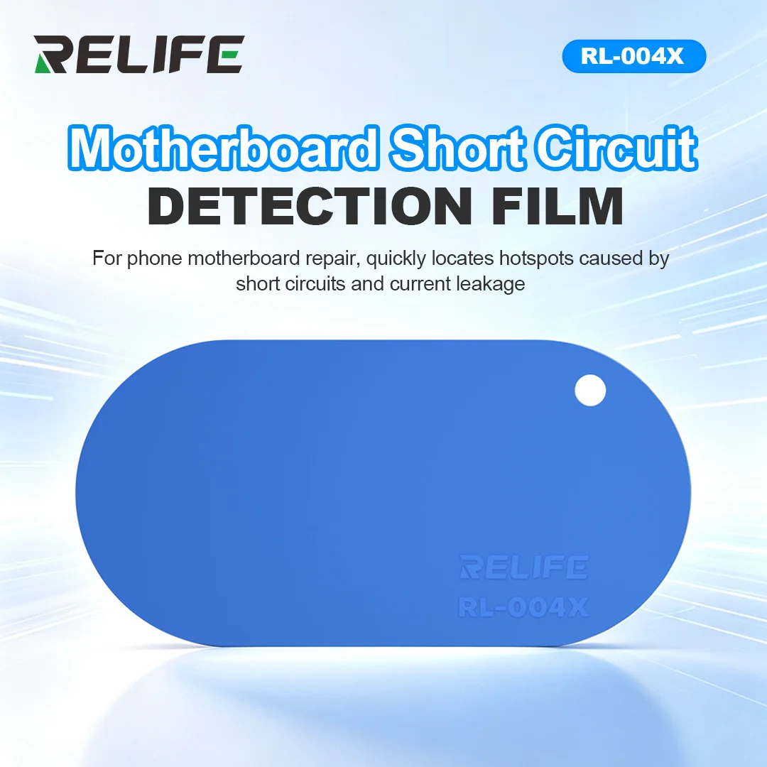 RELIFE RL‑004X Short Circuit Hotspot Detection Film Flexible Transparent Thermochromic Silicone Sheet for Phone Mainboard Tools