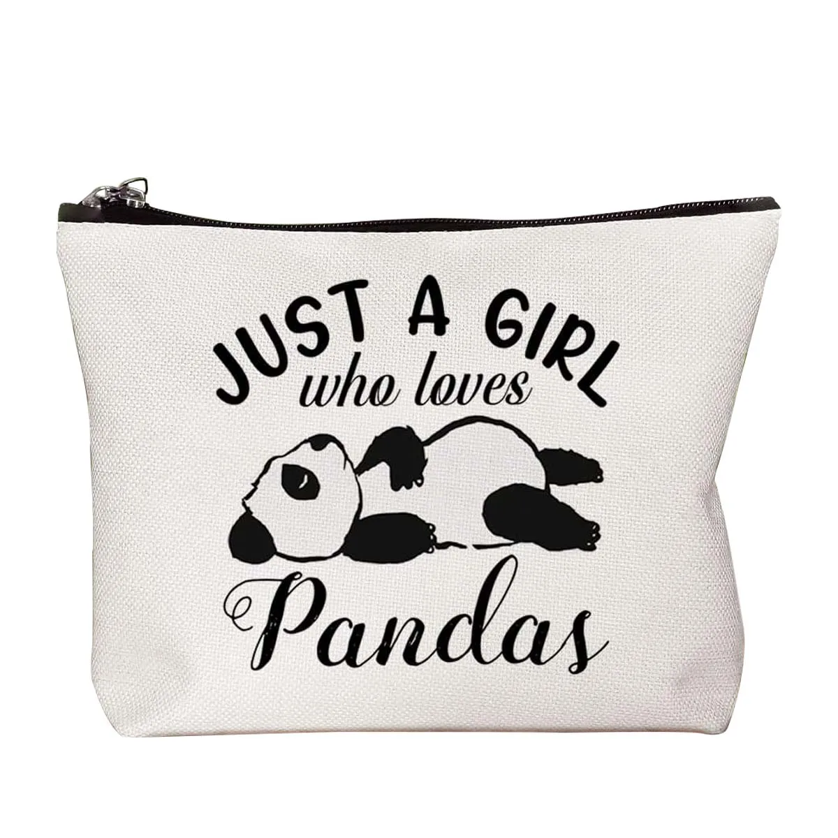 Panda Makeup Bag Gift for Panda lovers Birthday gift Holiday Surprise Gift for daughter sister Sister Mom Grandma Zipper bag