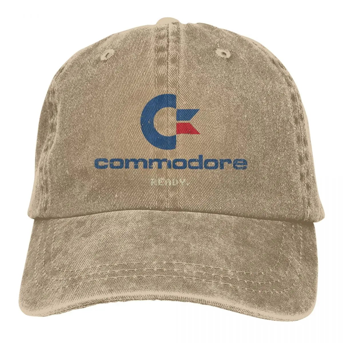 Commodore 64 Ready Vintage Men Pure Color Dad Hats Sun Visor Baseball Caps Peaked Cap