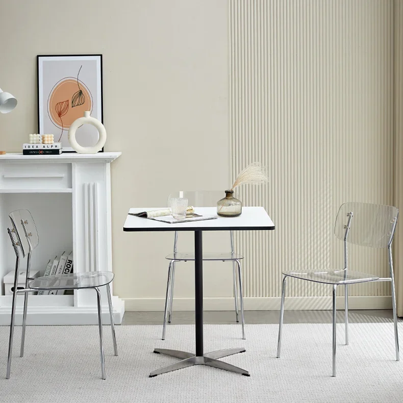 

Средневековый скандинавский алюминиевый сплав, итальянский дизайн, кофейня, спальня, минималистичный домашний круглый стол, обеденные столы, деревянная столешница Mesa