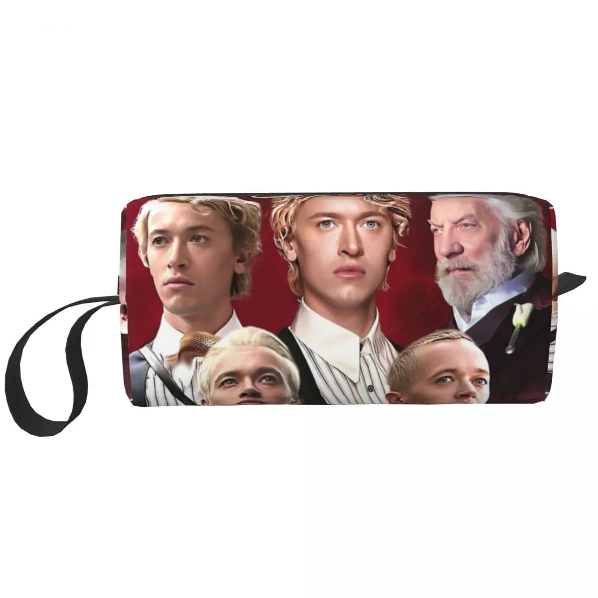 Coriolanus Snow Makeup Bag Large Cosmetic Bag Men Women The Hunger Games Toiletry Bag Dopp Kit