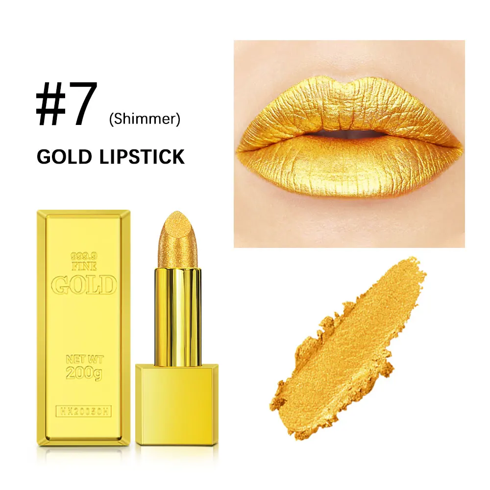 Velvet Brick Lipstick - Long-Lasting, Waterproof Non-Fading Matte Finish Premium Solid Lipstick for a Romantic Look - Perfect