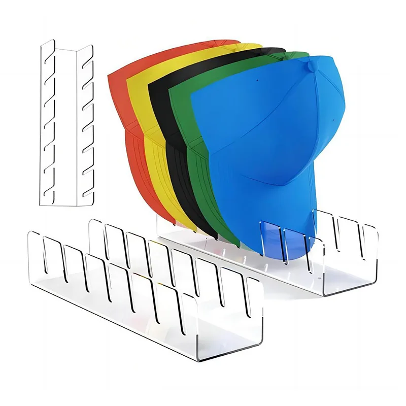 

1pcs Naxilai Baseball Cap Hat Holder Acrylic Hat Organizer for Baseball Caps Hat Holder Rack for Bedroom Closet Dresser