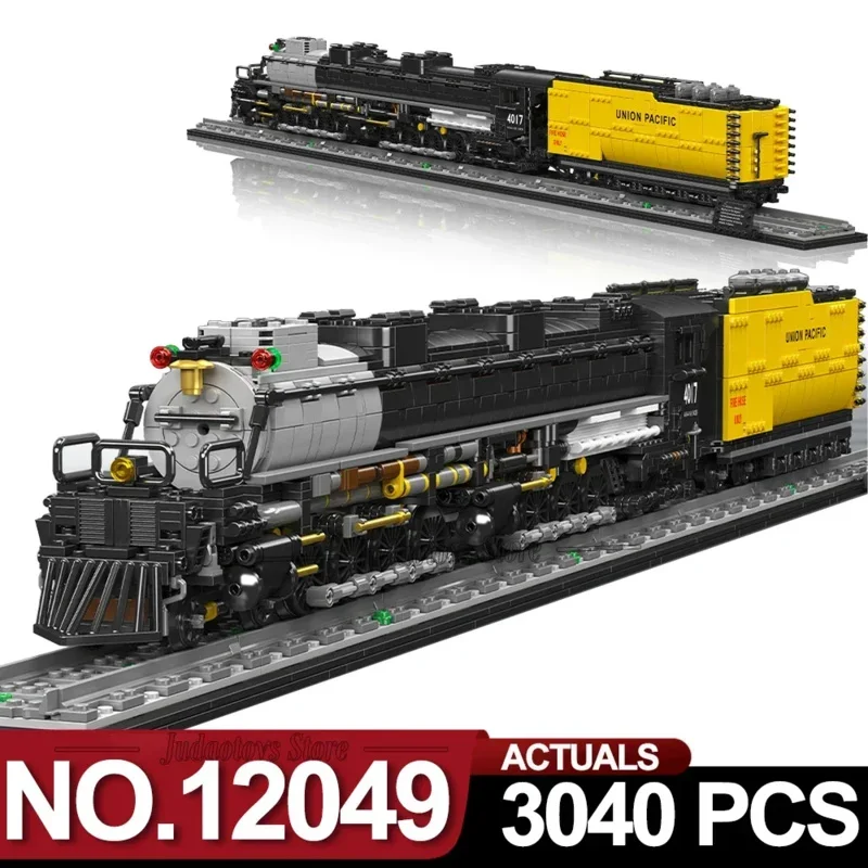 

3040pcs Mould King 12049 Wheeled steam locomotive Train Model Building Blocks toys MOC Puzzle Bricks kits for kid Christmas Gift