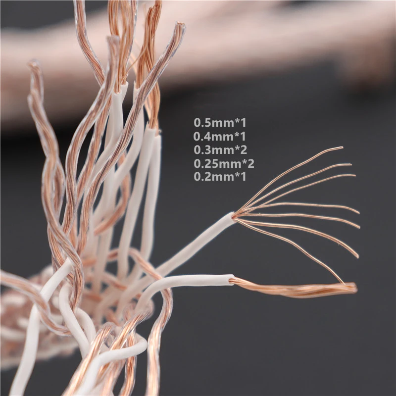 1 pair XSSH 오디오 HIFI 탄소 섬유 로듐 도금 바나나 플러그-바나나 플러그 OFC 구리 24 코어 스피커 케이블 코드 와이어