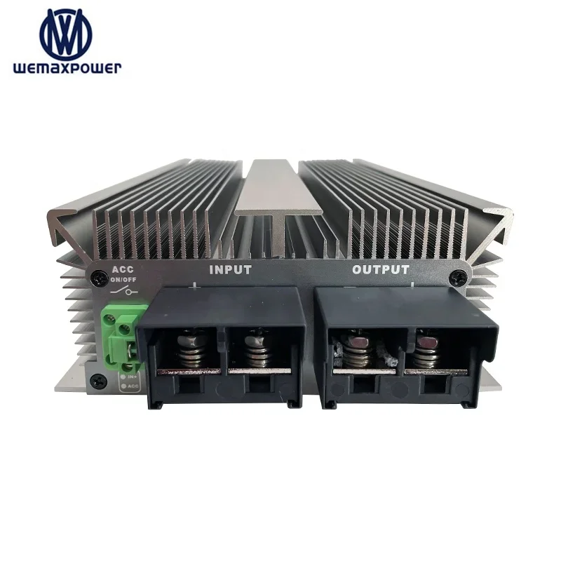 Convertidor reductor de alta potencia 2400W 200a 24vdc transformador de voltaje de coche buck 12vdc 200amp dc 24v a 12v