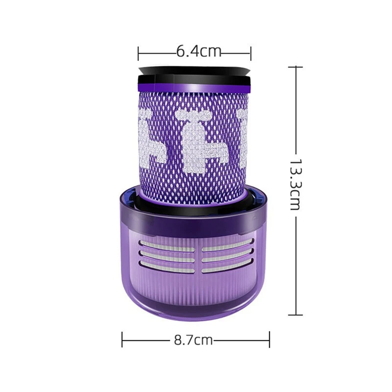 Suitable For Dyson DYSON V12 Handheld Vacuum Cleaner Accessories Rear Washable Filter HEPA