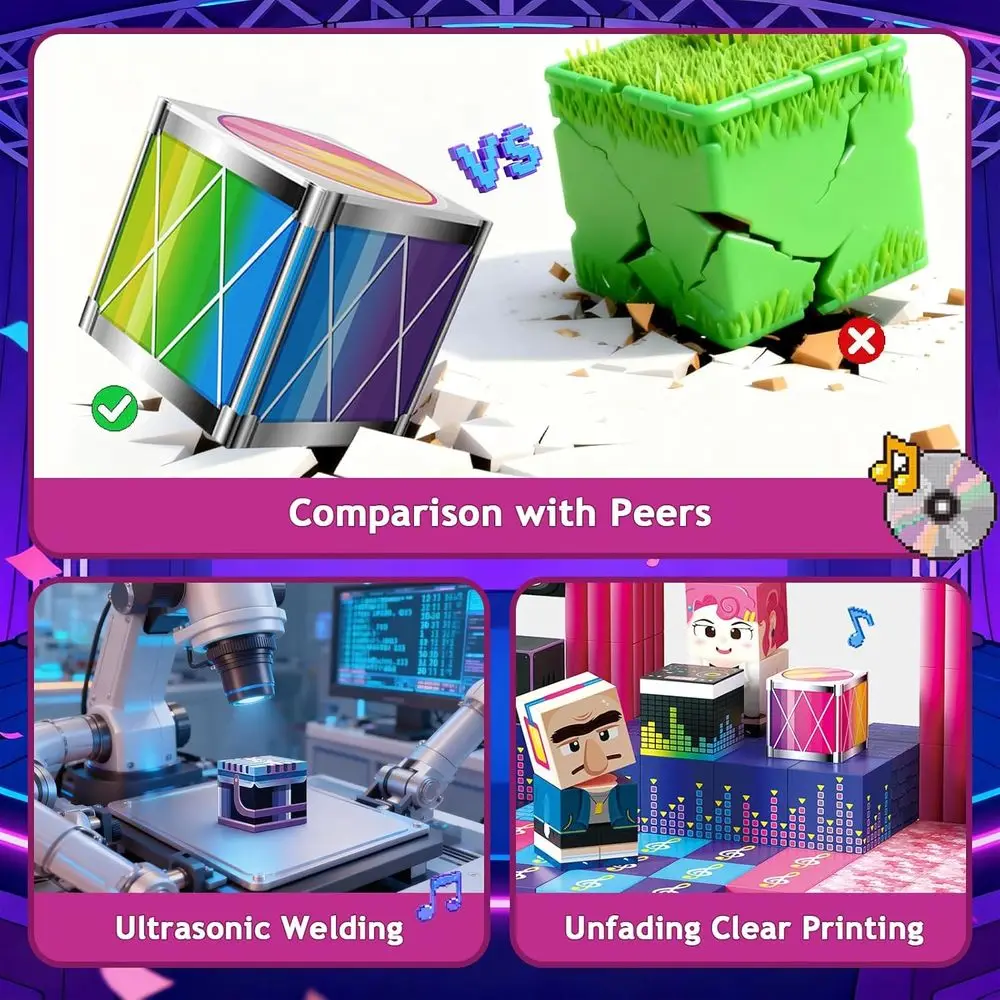 مجموعة مكعبات بناء مغناطيسية 120 قطعة للأطفال من سن 4 إلى 12 سنة، هدية حسية مثالية للأميرة للفتيات - مثالية لعيد الميلاد والولادة