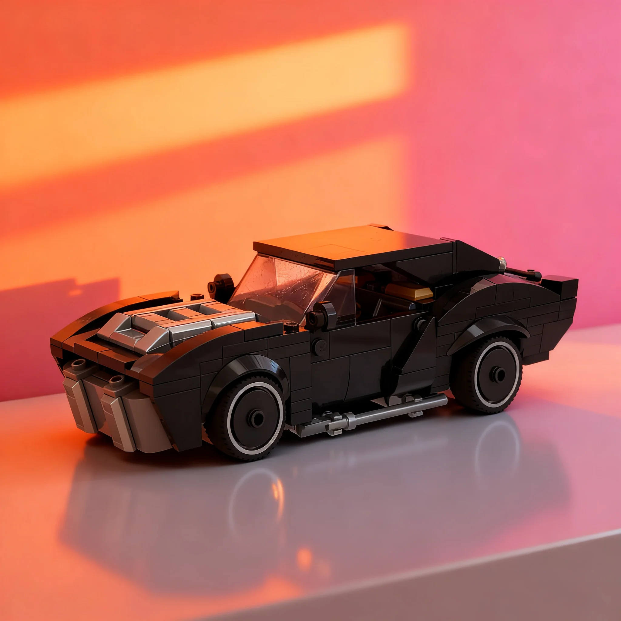 392pcs MOC Vengeance Vehicle Final Build Super Heroes DC Bat Model Building Blocks Construction Toy Christmas Gift Idea Display