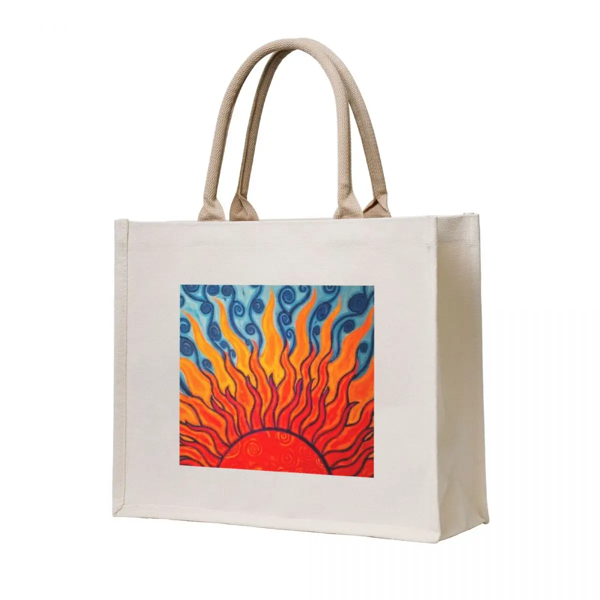 

Sunrise Tote Bag free delivery bags shopper bag women canvas Cloth bags