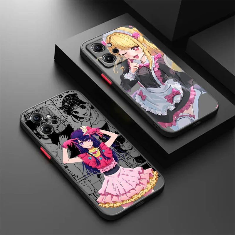 R-Rubys H-Hoshinos Anime Cartoon Frosted Translucent For Redmi 8 8A 9A 9C 9AT 9 9T 10X 10A 10C 10 11A 12C 12 13C 5G Cover