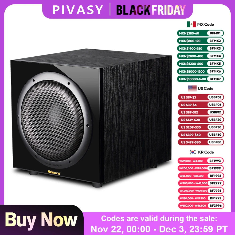 8-12inch Active Subwoofer Speaker High-power Home Theater HiFi Fever Audio  150-200W Super Subwoofer High Fidelity Audio Box