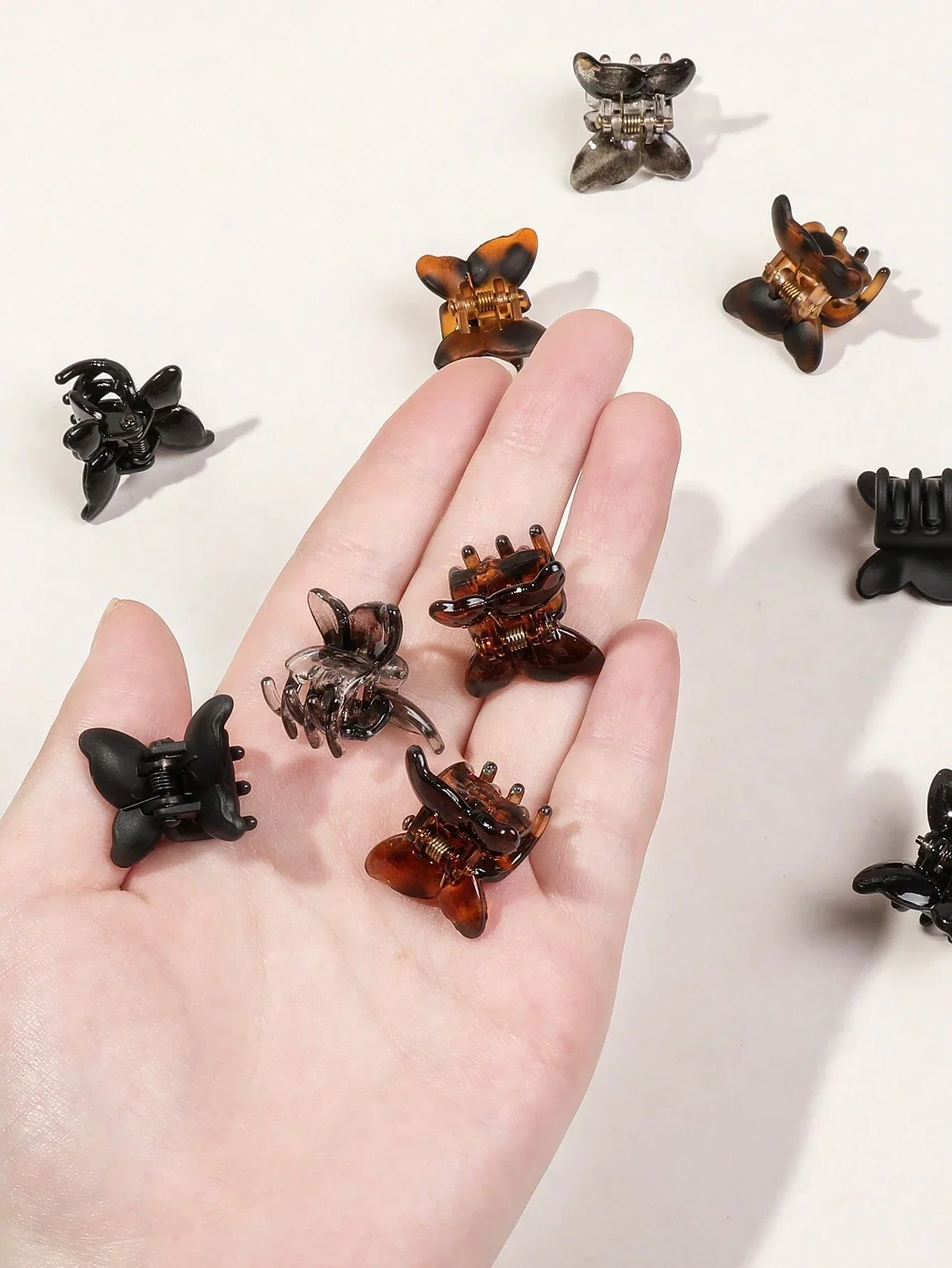 

10pcs Mini Butterfly Hair Clips For Women Hair Claws Claw Clips Hair Accessories
