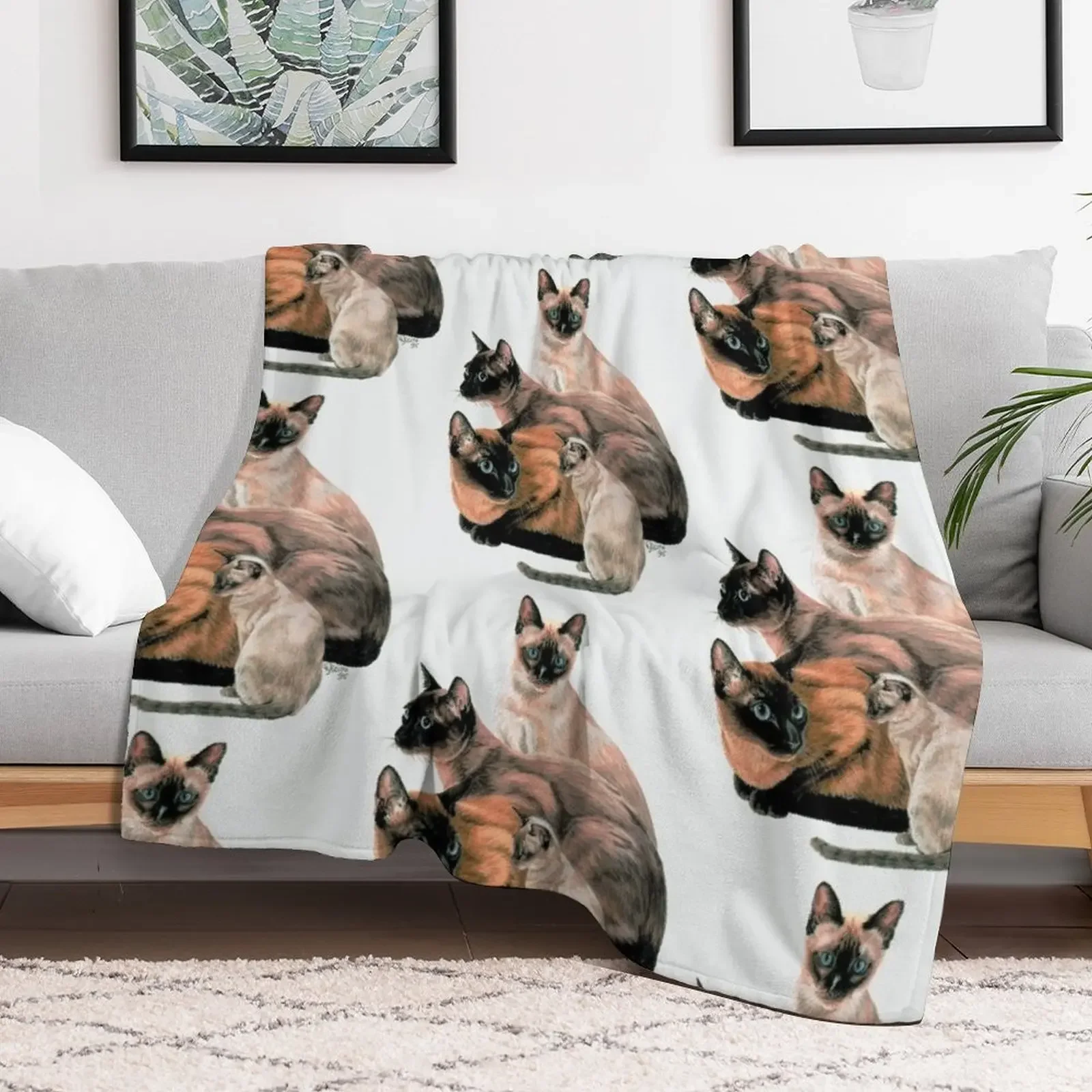 Tonkinese Assortment Throw Blanket Thermal Loose Blankets