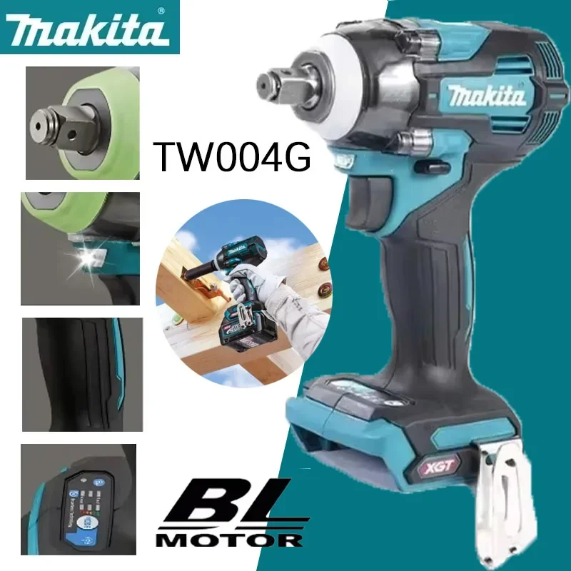 

Makita Rechargable Drill Driver 18V Battery TW004G 630N.m Brushless Screwdriver Machine Cordless Electric Screwdriver
