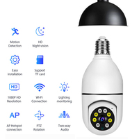 E27 Light Bulb Security 2.4G WiFi Camera Smart Detection 355° Wireless WiFi Camera Support 32G Memory for Home Outdoor