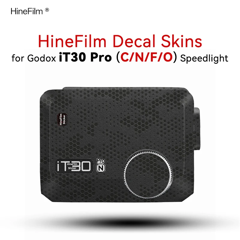 

Hinefilm Decal Skin for Godox iT30Pro C/N/F/O iFlash Camera Flash Decal Skin it30 Pro Speedlite Sticker Wrap Cover