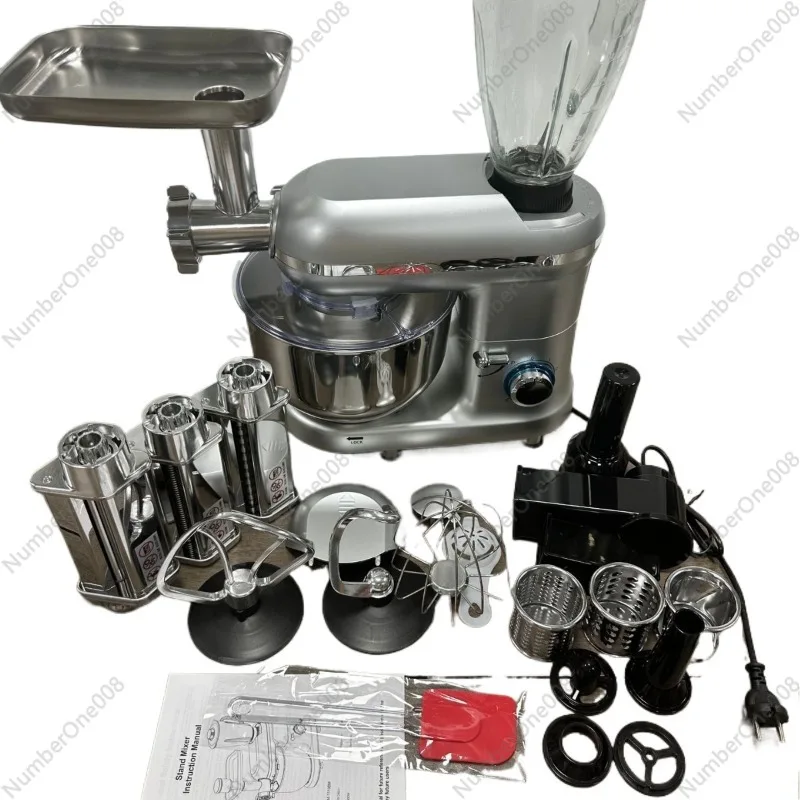 5.5L Multifunction Food Mixer, 8-in-1 Kitchen Assistant for Baking Blending, Powerful Motor Easy Use