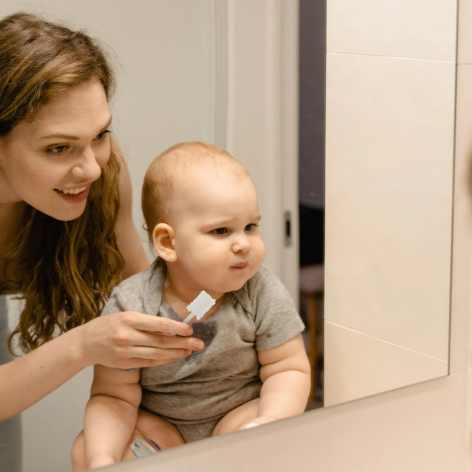 

Набор из 30 шт. мягких скребков для чистки языка младенцев и детей, инструмент для гигиены полости рта, с марлевой салфеткой, для удаления налета