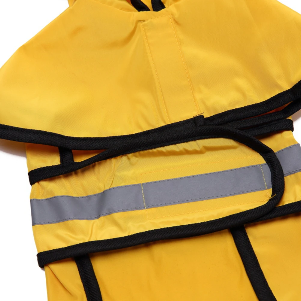 

Lovely Pet Dog Reflective Raincoat Waterproof Hooded Jumpsuit For Small Dogs Outdoor Walking Running Comfortable Elastic