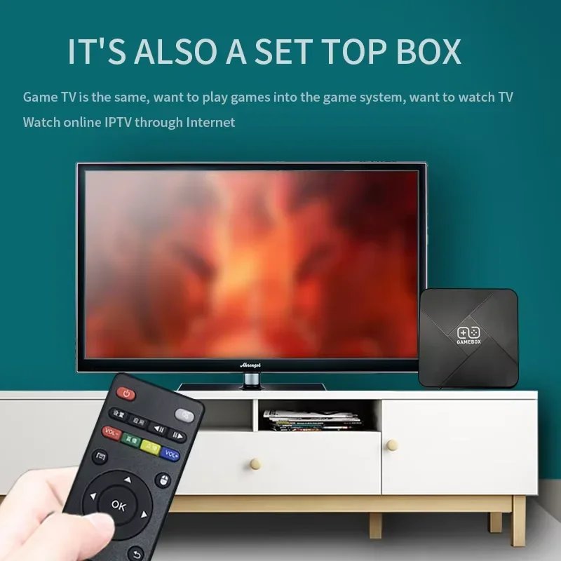 G5 S905X ريترو لعبة فيديو صندوق أكثر من 10 أجهزة محاكاة ثنائية النظام 4 النواة وحدة المعالجة المركزية 4K سوبر HD لعبة فيديو وحدة التحكم دعم NDS/PS1/PSP TV Box #2