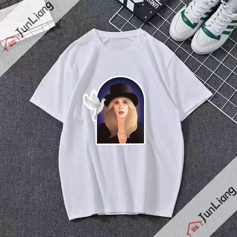 Stevie Nicks Legend Stevie Nicks T-Shirt Quick Drying Breathable T Shirts Hip Hop Streetwear Harajuku Ropa Hombre