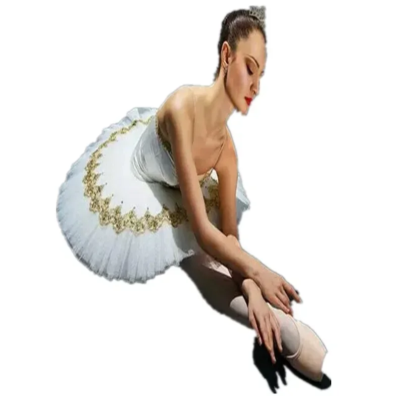 

White Professional Ballerina Ballet Tutu For Child Children Kids Girls Women Adults Ballerina Party Ballet Dance Costumes Girls