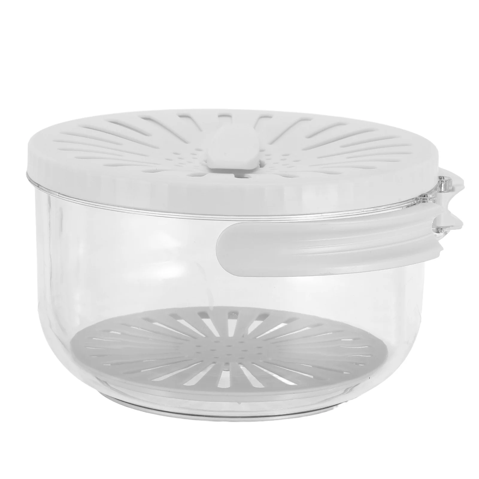 

Dual-Layer Drain Basket Beige Kitchen Strainer Colander Bowl For Fruit Veggie Washing Storage Fridge Organizer Container With