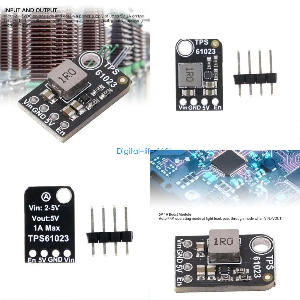 E06D 5V 1A Voltages Boosts Regulator Module For Wireless Sensors LED Driver And Portable Gadgets