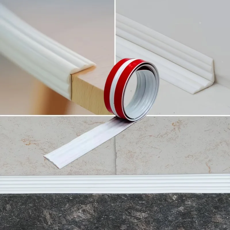 1PC 1/3meters Stick Wall Edge Protector, Inside & Outside Corner Guards, Self-Adhesive Molding Trim for Table, Door Frame
