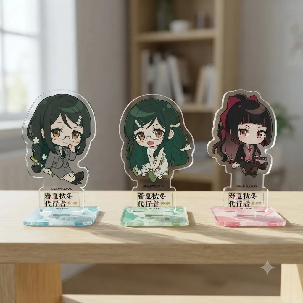 10CM Agents of the Four Seasons: Dance of Spring Keychain Cosplay Charm Tekens Ornament Accesorios Goederen Collectie Geschenken
