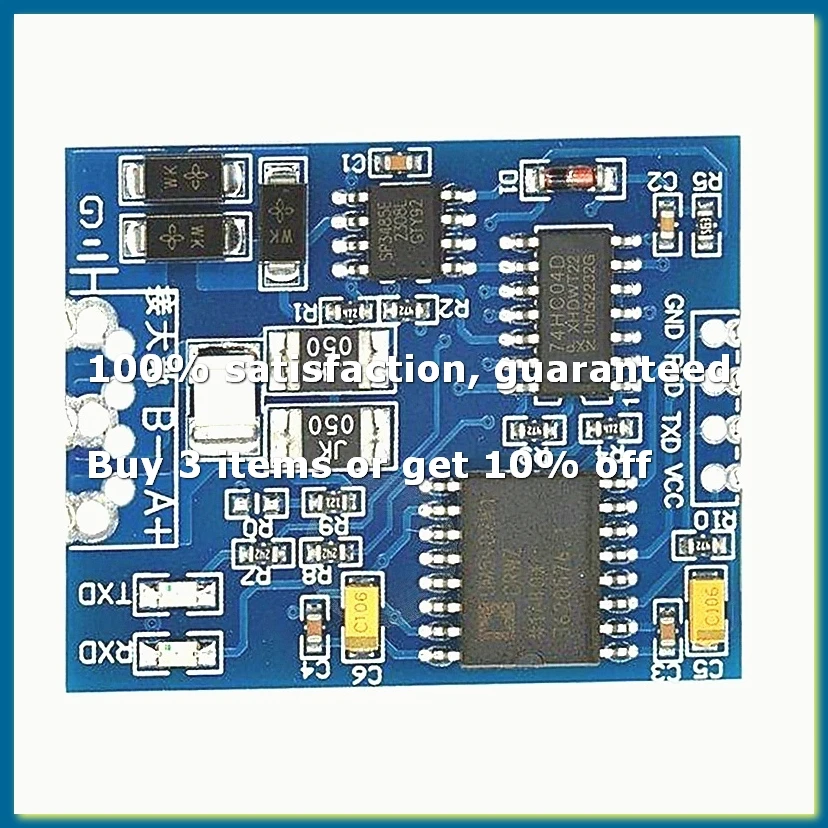 3.3V 5V TTL UART to RS485 Isolated Interface Converter Module Single-Chip Serial Port UART Industrial-DTB3