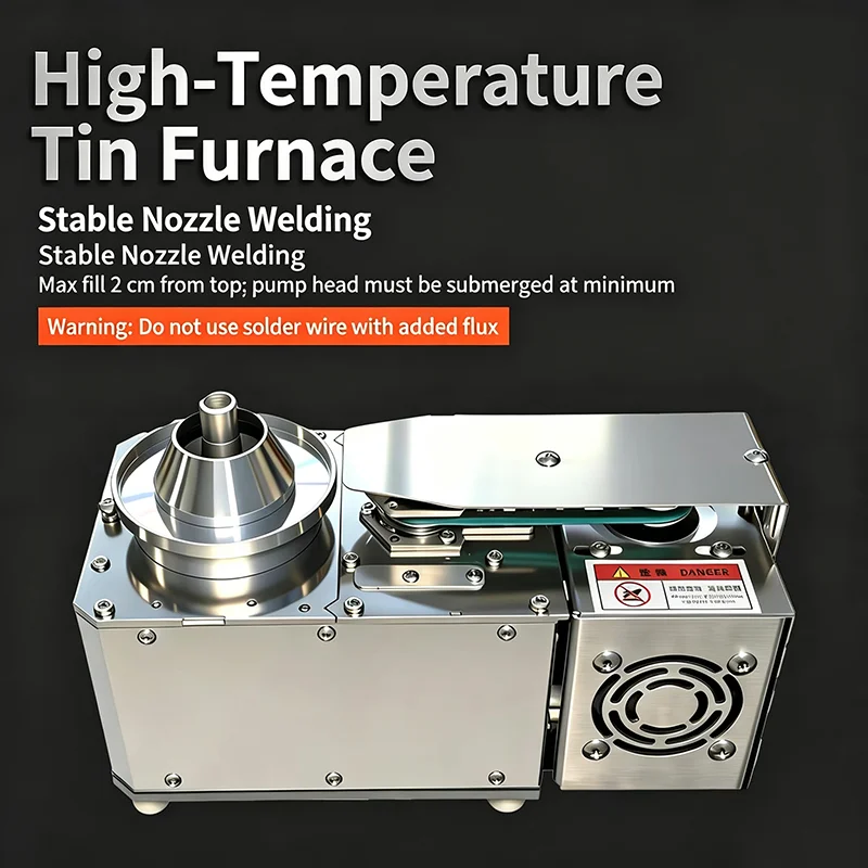 1. Desktop BF06 Selective Soldering Machine Modular Design Wave Solder Furnace PCB Rework and Repair Equipment