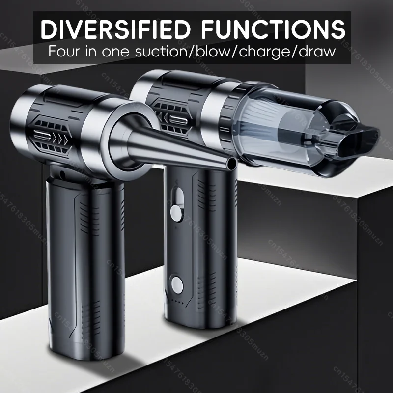 Air Blower Wireless Car Vacuum Turbofan Dryer Mini TurboFan JetBrushless Motor Handheld Duct Fan Portable Charging CleaningDryer