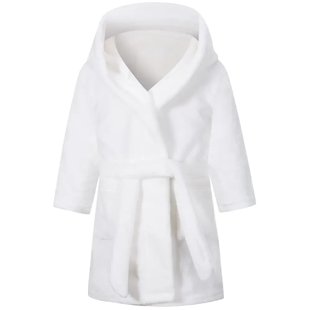 

Флисовые халаты с капюшоном для девочек, мягкие пушистые банные халаты премиум-класса для подарков, 2-12 лет