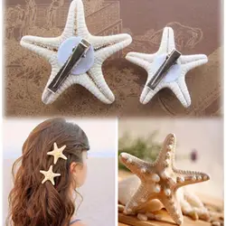 2 pcs Womens Girls Elegant BEAUTY Starfish Sea Star Hairpin Hair Clip Hot!