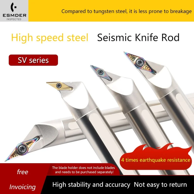 

H10K H12M SVJCR11 SVXCR11 SVXBR11 H20R-SVJBR11 HSS Internal Tool Holders Cutter Bar CNC Lathe Tools For VCMT11 Carbide Inserts