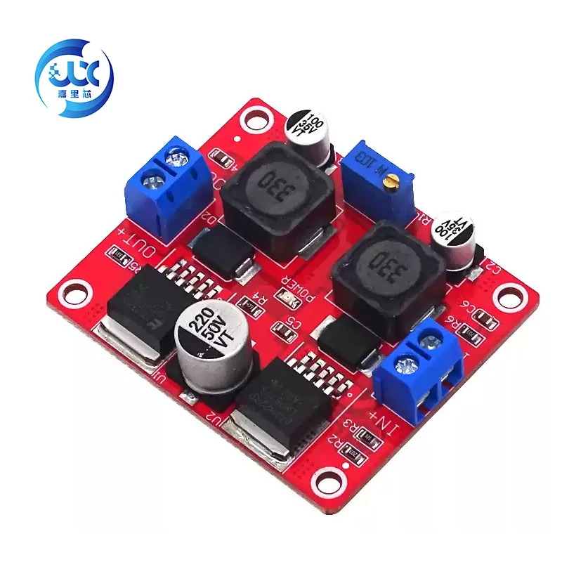 DC-DC محول جهد كهربائي أوتوماتيكي محول تصعيد أعلى/أسفل وحدة LM2577S + LM2596S