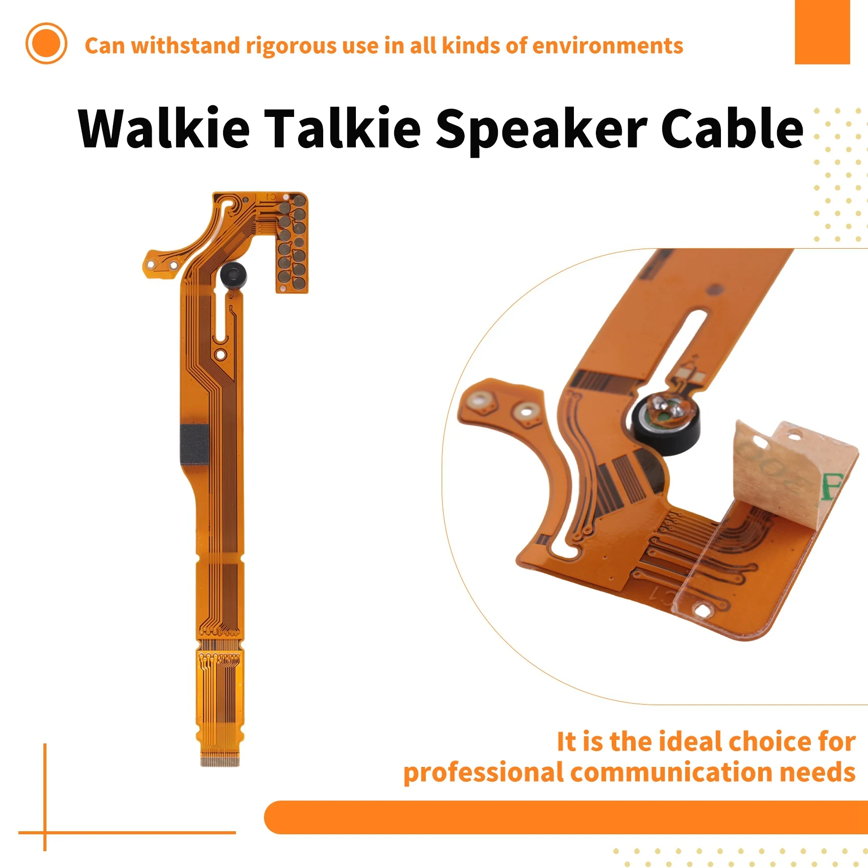 DTB8 Speaker Flexible Cable for Motorola GP328 GP338 GP380 PTX760 Walkie Talkie Repair Parts