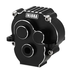 INJORA CNC Aluminum Transmission Housing with Bearings for 1/18 RC Crawler TRX4M Upgrade (4M-51)