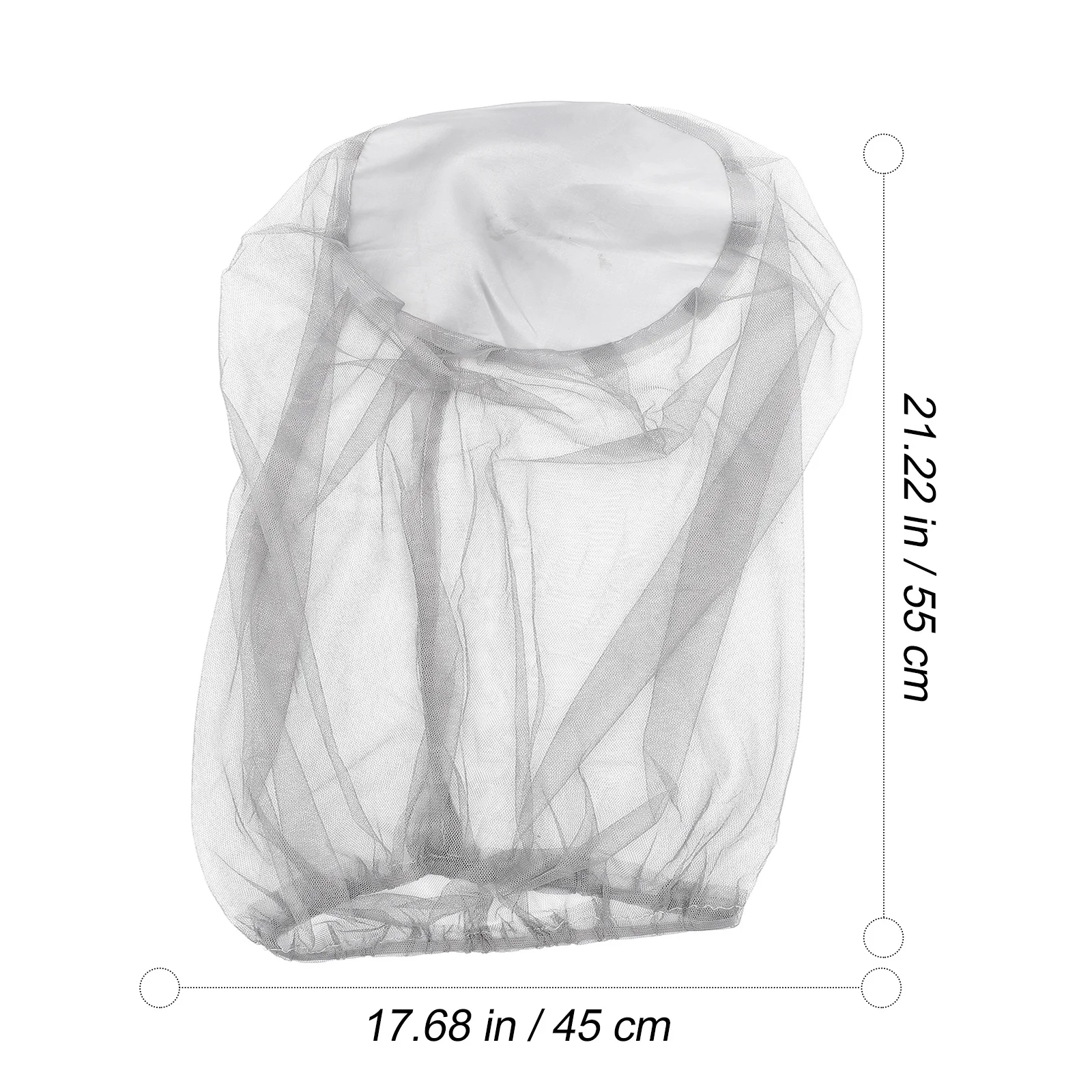 

2 Pcs Mosquito Hat Prevention Protective Outdoor Mesh Cap Cotton Gauze Head Cover Protection