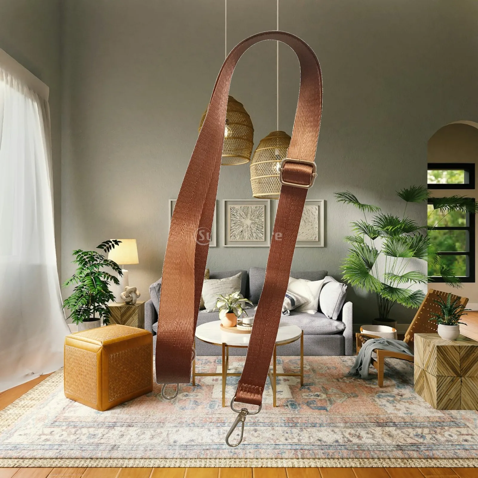 DIY Bag Strap Replacement Nylon Webbing Adjustable Handle for Original Luxury Brand Handbags