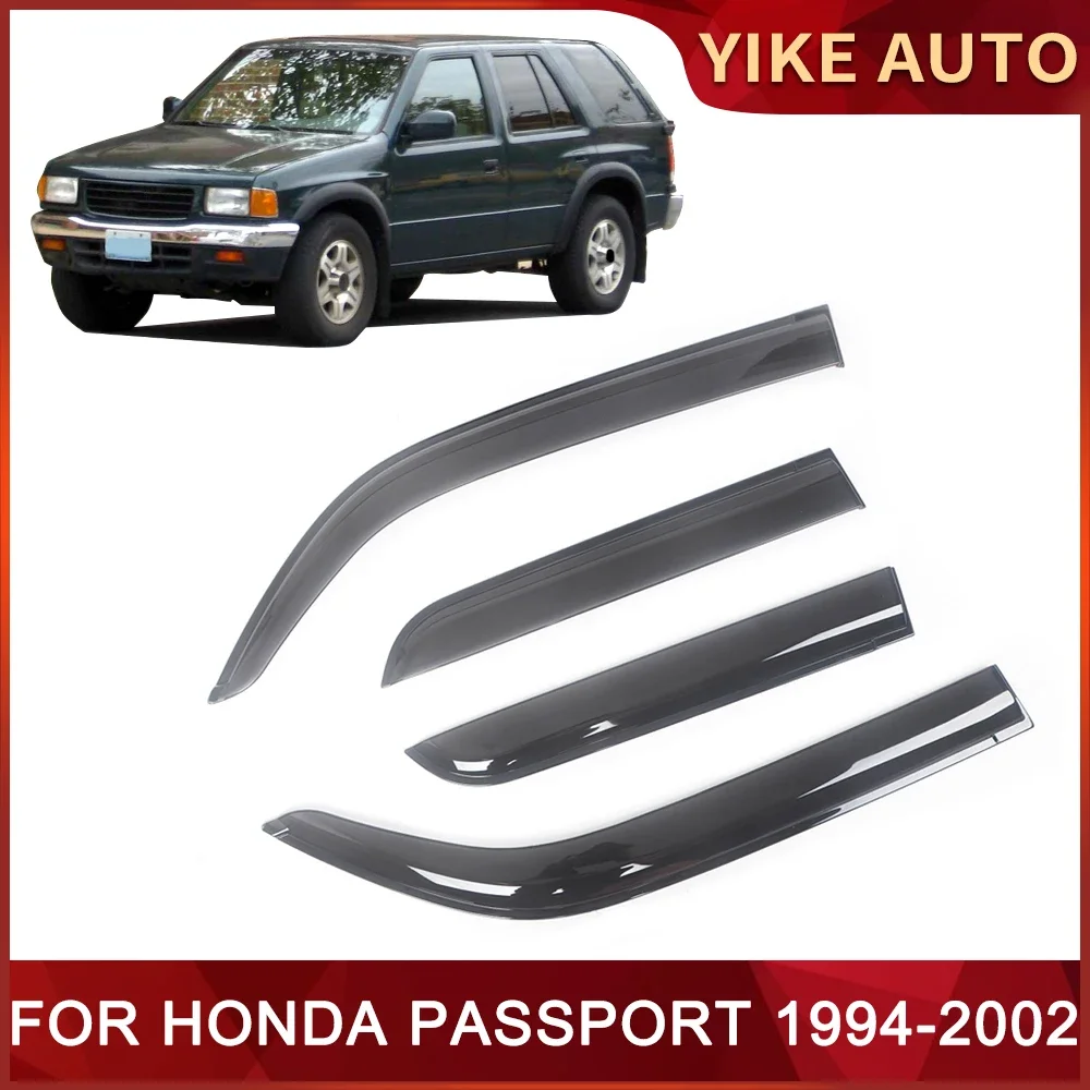 Window Visor for HONDA PASSPORT 1994-2002 Weathershied Door Visor Wind Sun Rain Guards Side Window Wind Deflectors Auto Parts